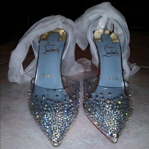 Christian Louboutin w/ silk wraparound